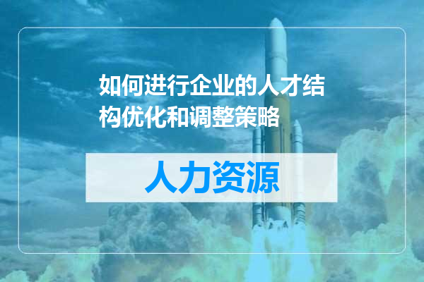 如何进行企业的人才结构优化和调整策略