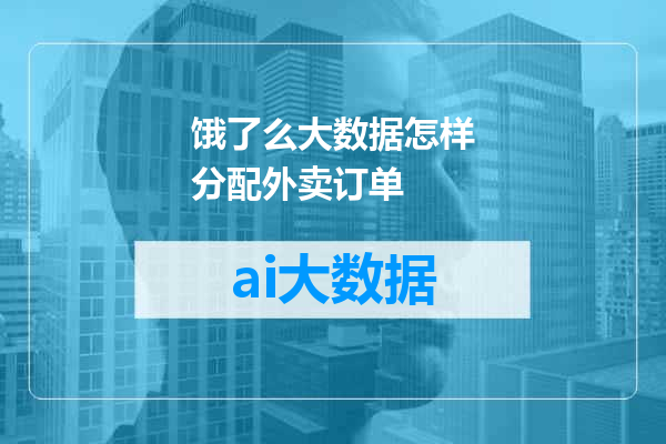 饿了么大数据怎样分配外卖订单