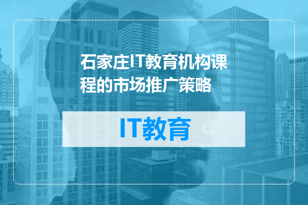 石家庄IT教育机构课程的市场推广策略