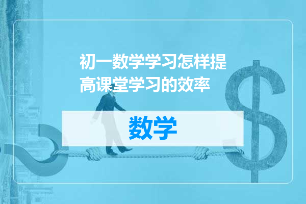 初一数学学习怎样提高课堂学习的效率