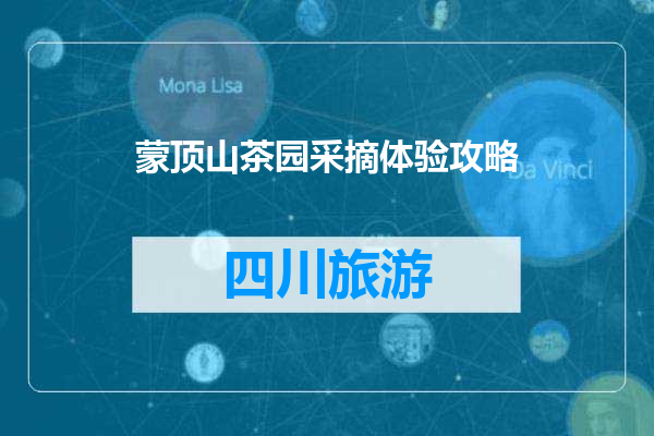 蒙顶山茶园采摘体验攻略