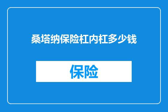 桑塔纳保险杠内杠多少钱